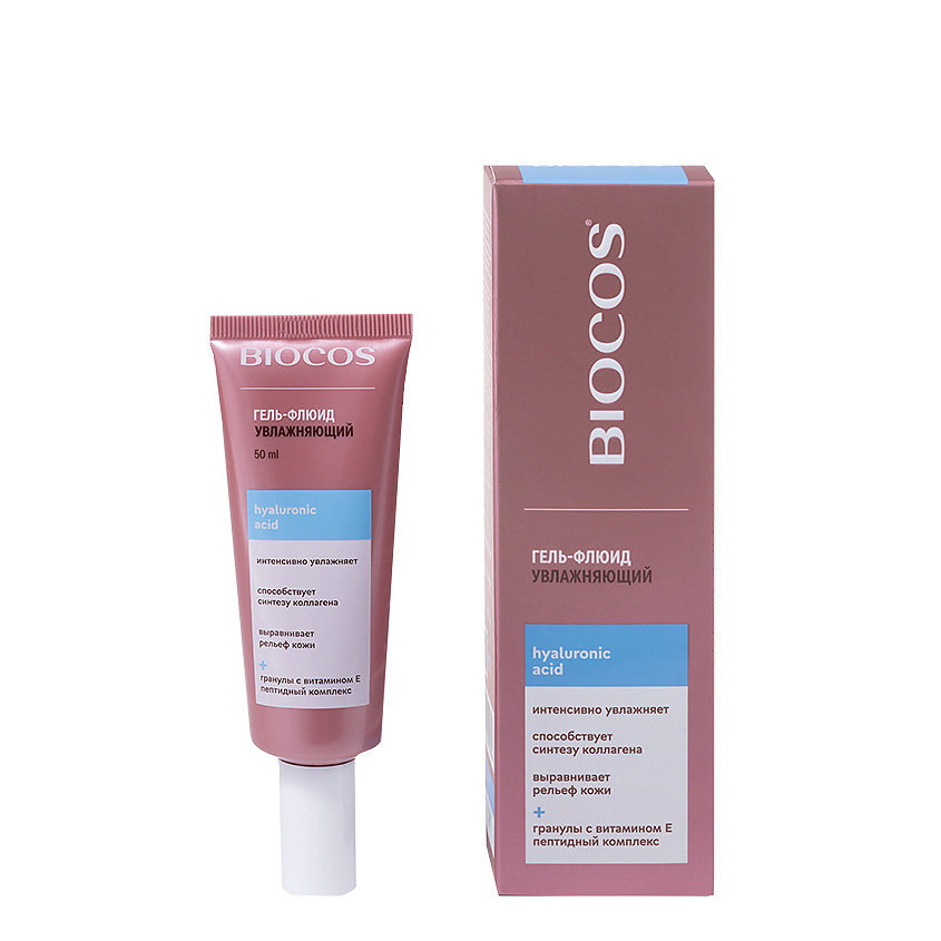 BIOCOS Увлажняющий гель-флюид Hyaluronic Acid – фото 1