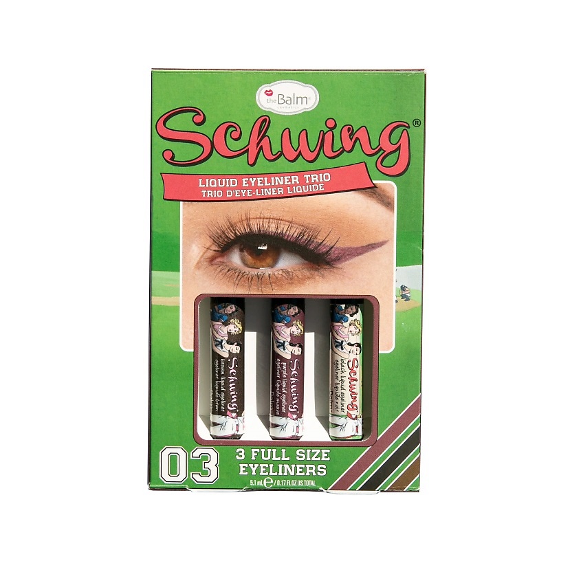 THEBALM Набор жидких подводок для глаз Schwing – фото 1