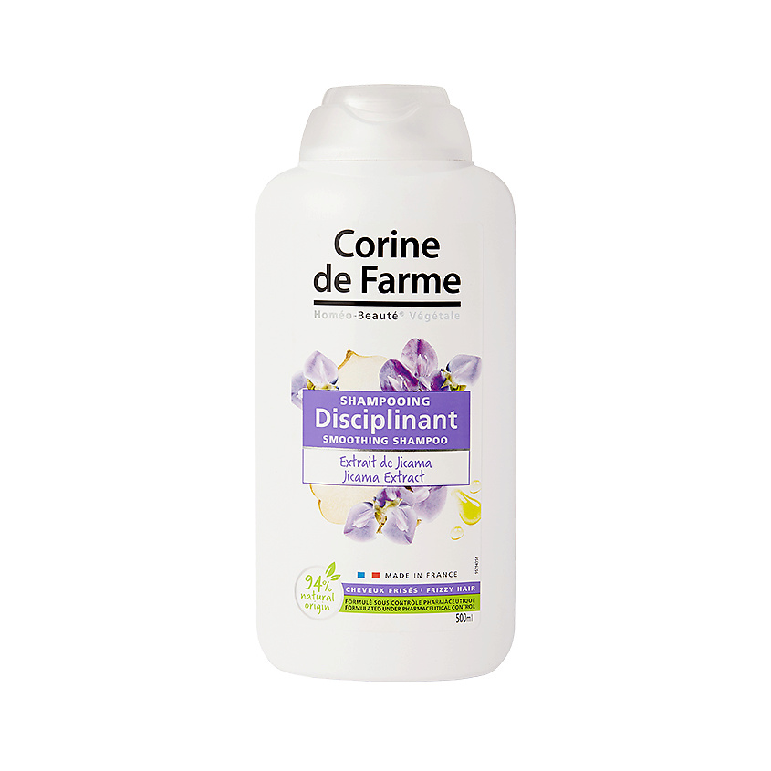 CORINE DE FARME Шампунь разглаживающий с Экстрактом Хикамы Shampoo Smoothing Jicama Extract – фото 2