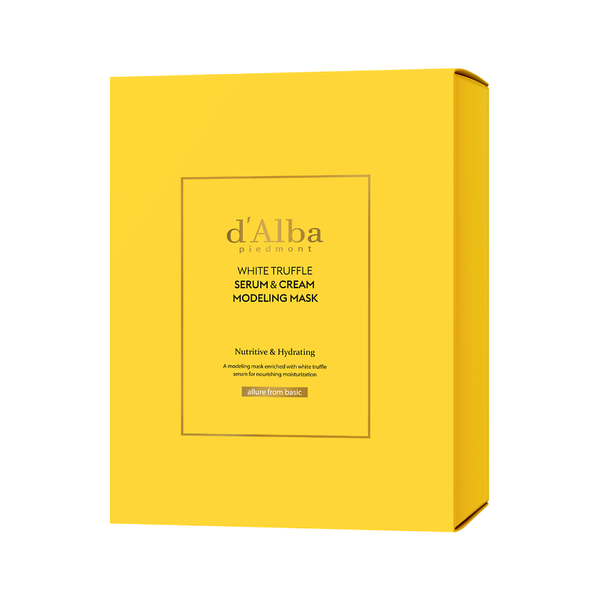 D`ALBA Альгинатная маска для лица White Truffle Serum & Cream Modeling Mask [Nutritive/Hydrating] – фото 1