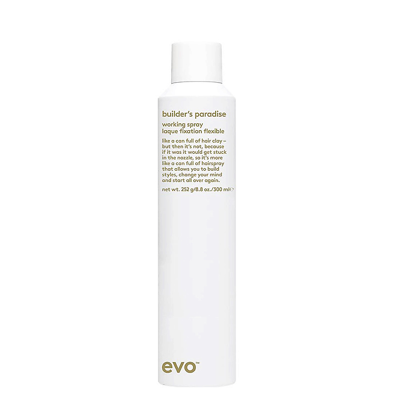 EVO [мечта строителя] спрей-лак сильной фиксации builder's paradise working spray – фото 2
