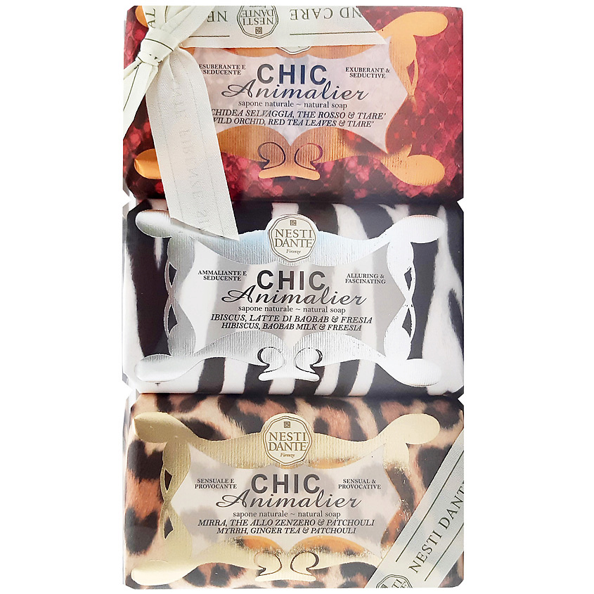 NESTI DANTE Набор мыла Chic Animalier – фото 1