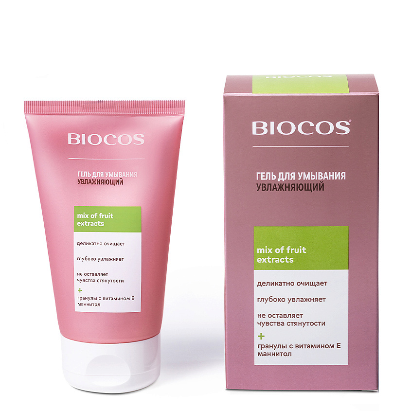 BIOCOS Увлажняющий гель для умывания Mix of Fruit Extracts – фото 1
