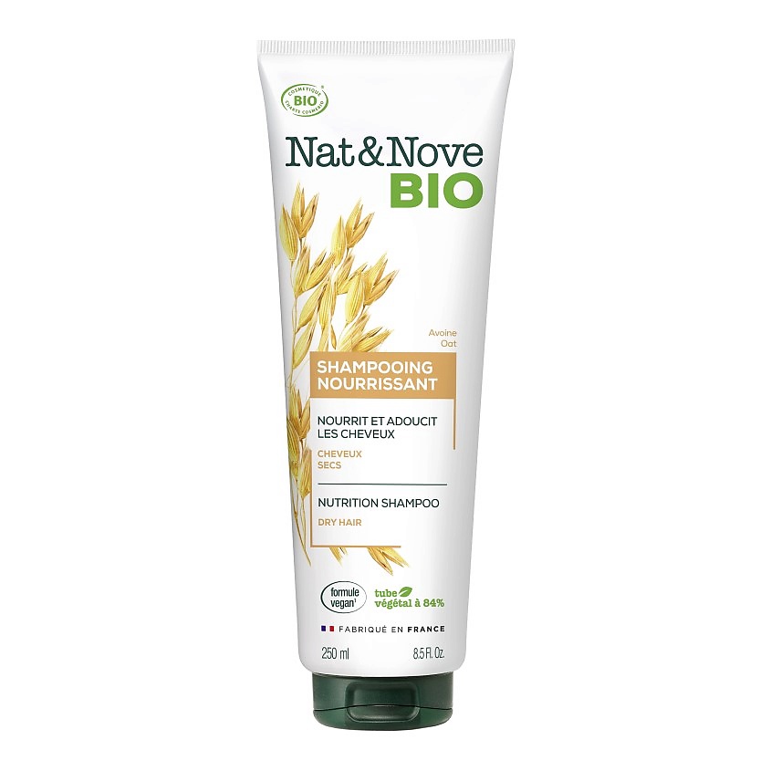 KERANOVE Шампунь для сухих волос Овес Nat & Nove Bio Shampoo – фото 2