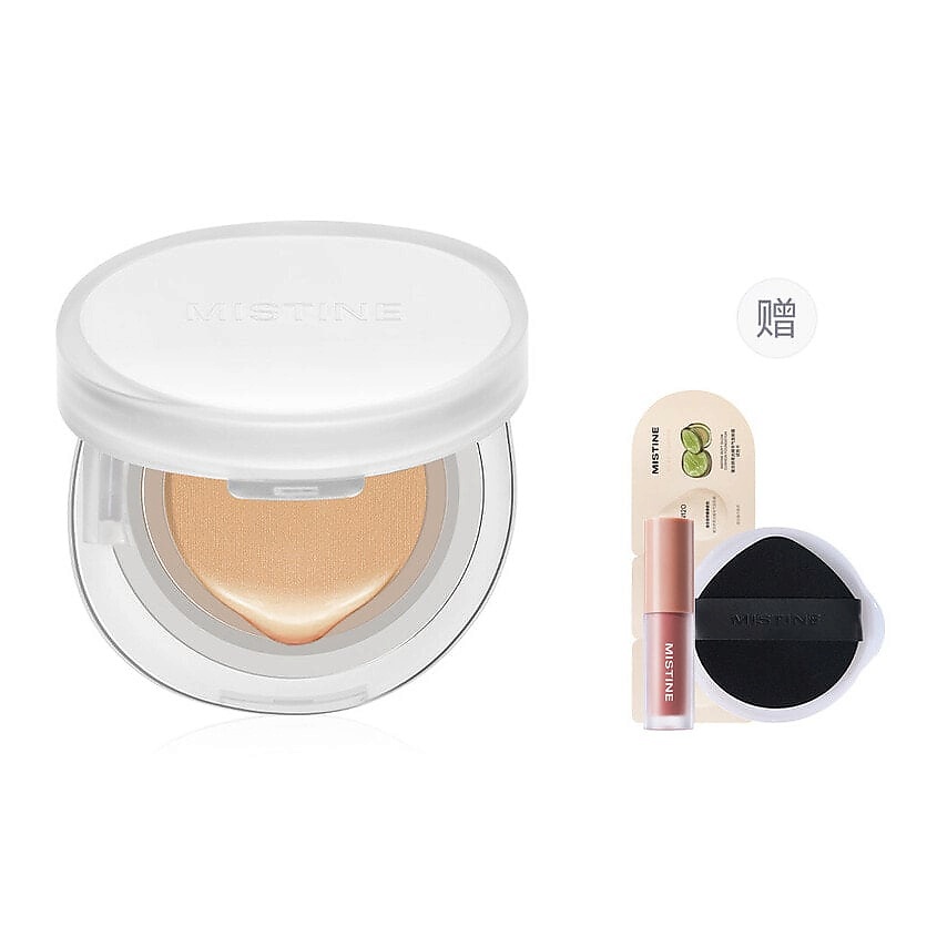 MISTINE Набор Maxine Siamese Cushion White Box: кушон + жидкая губная помада – фото 1