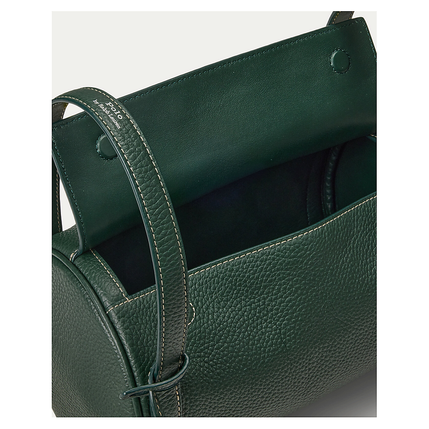 RALPH LAUREN Кожаная сумка Polo Play Leather Barrel Duffel – фото 4