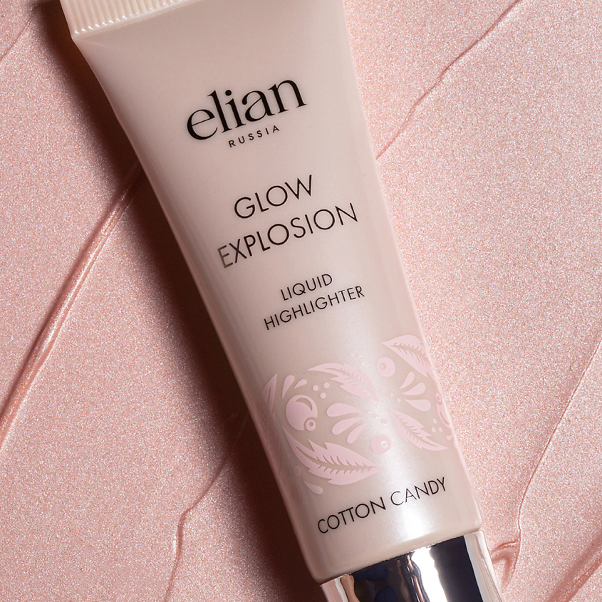 ELIAN Жидкий хайлайтер Glow Explosion увлажняющий, 02 Cotton Candy – фото 3