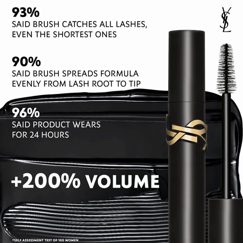 YVES SAINT LAURENT Тушь для ресниц для объема LASH CLASH EXTREME VOLUME MASCARA – фото 2