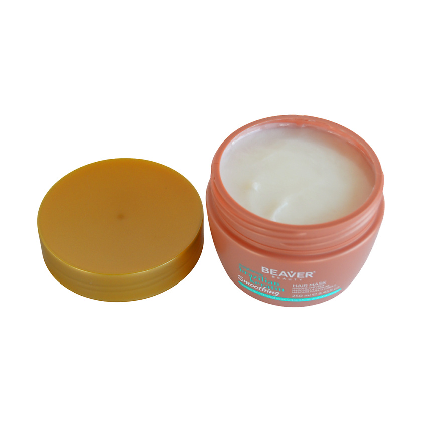 BEAVER Маска для кудрявых и вьющихся волос Brazilian Keratin Smoothing hair Mask – фото 3