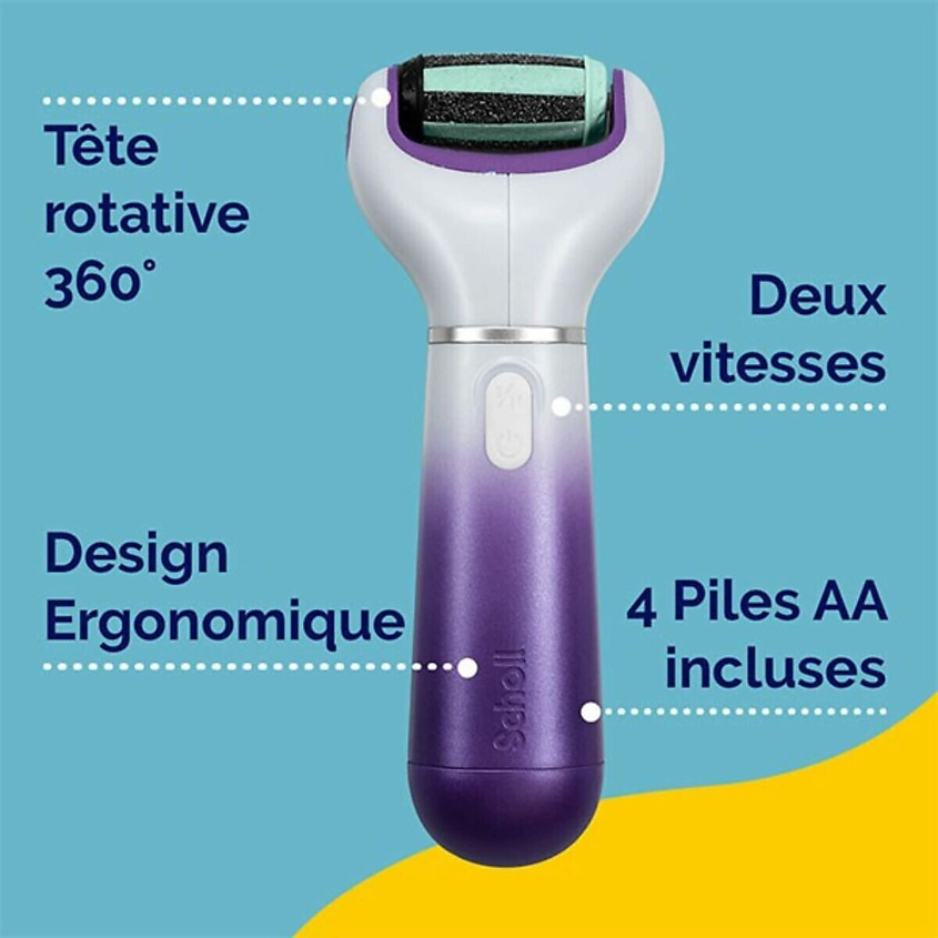 SCHOLL Электропемза против уплотнений кожи Scholl EXPERT CARE 2 в 1 – фото 2