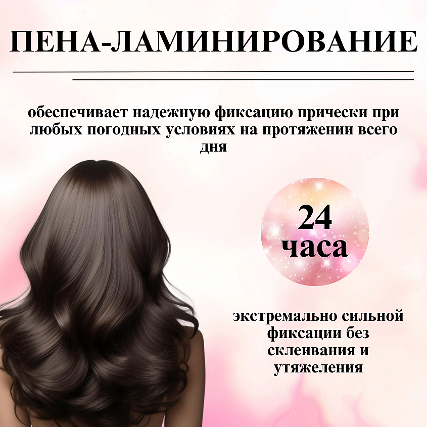БЕЛИТА Пена-ламинирование для укладки волос Экстремально сильная фиксация и роскошный блеск – фото 4