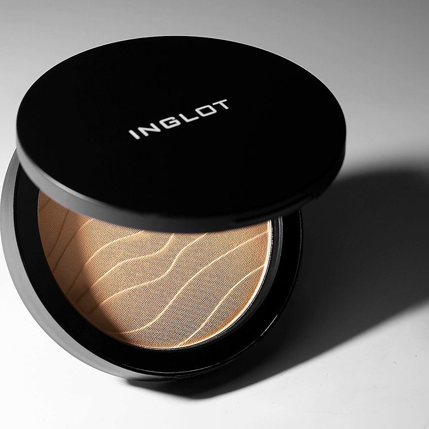 INGLOT Минеральная компактная пудра для лица Stay Hydrated Pressed Powder Freedom System – фото 3