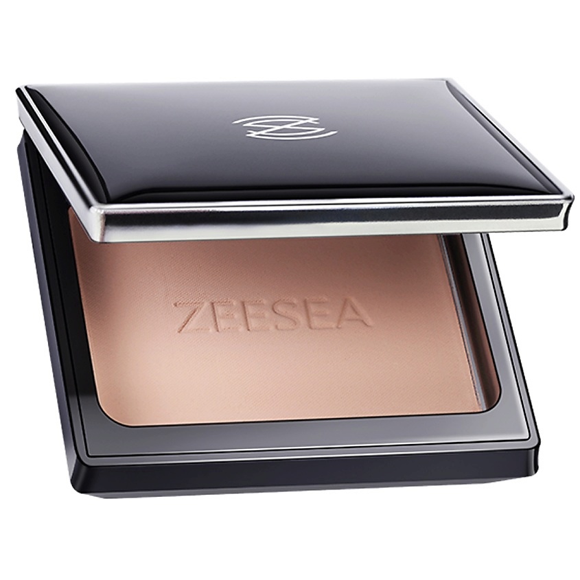 ZEESEA Пудра компактная для нормальной и склонной к жирности коже Refreshing silky powder, № M02 Натуральный, 8 г – фото 2