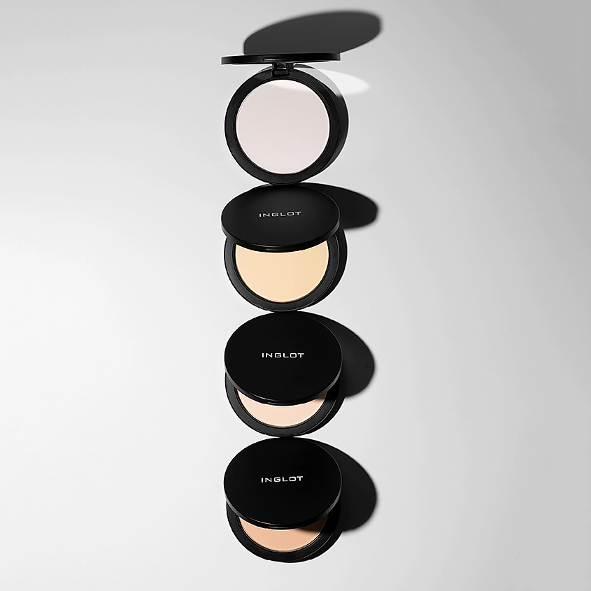 INGLOT Матирующая компактная пудра для лица Freedom System Mattifying Pressed Powder Stage Sport Studio NF – фото 4