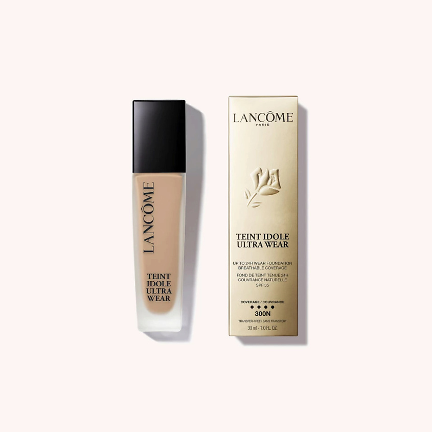 LANCOME Стойкий тональный крем с матовым финишем Teint Idole Ultra Wear SPF35, 300N – фото 2