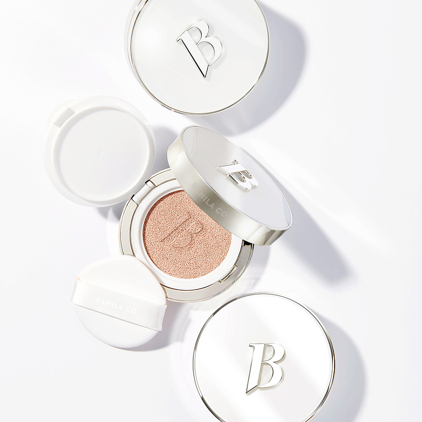 BANILA CO Кушон для лица SPF38 PA++ Covericious Ultimate White Cushion, № 21 Ivory, 14 г – фото 12