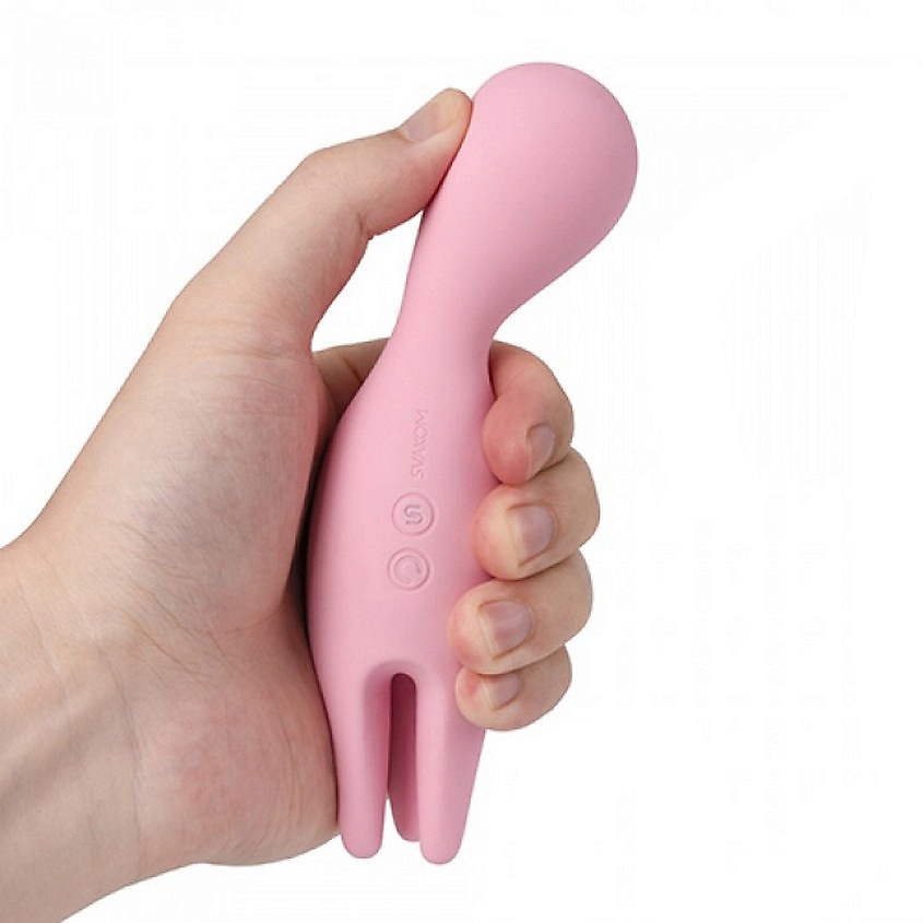 SVAKOM Универсальный вибростимулятор с игривыми подвижными тентаклями Nymph Soft – фото 4