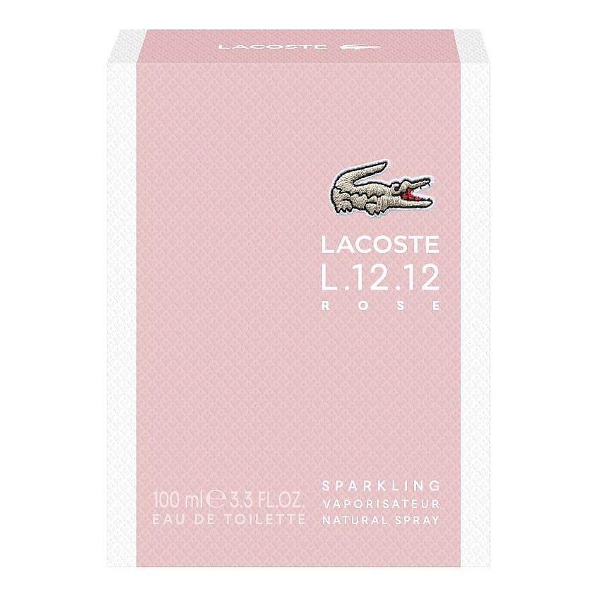 LACOSTE L.12.12 Rose Sparkling, Туалетная вода, спрей 100 мл – фото 2