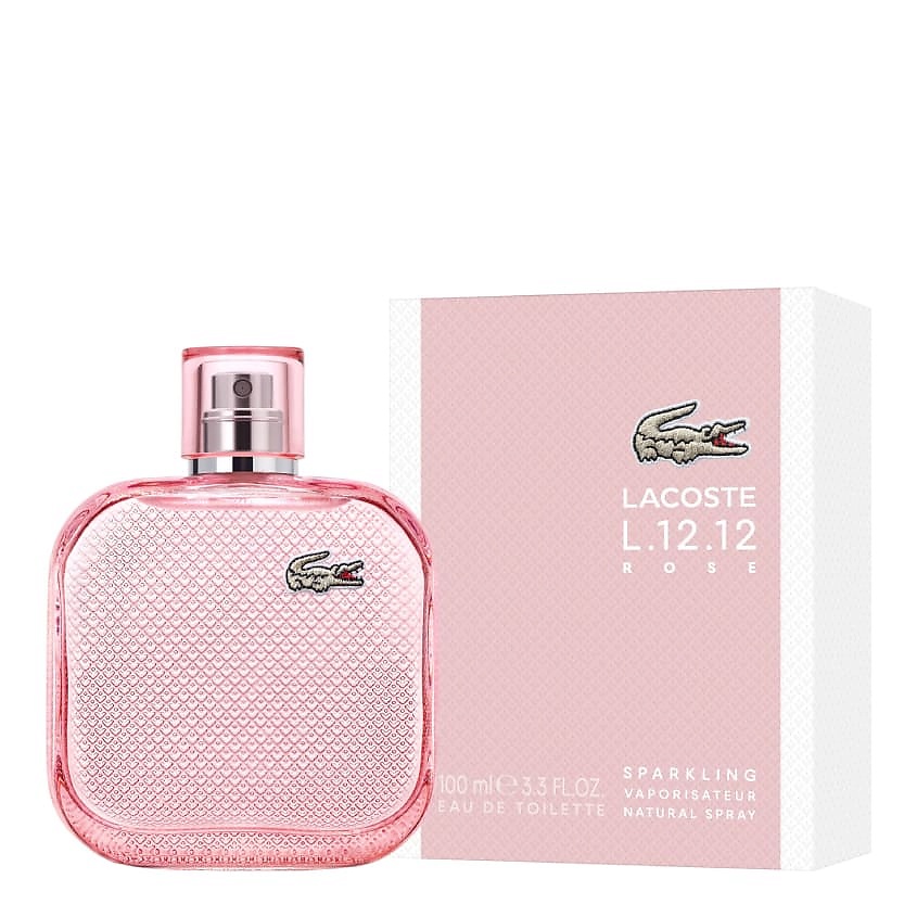 LACOSTE L.12.12 Rose Sparkling, Туалетная вода, спрей 100 мл – фото 3