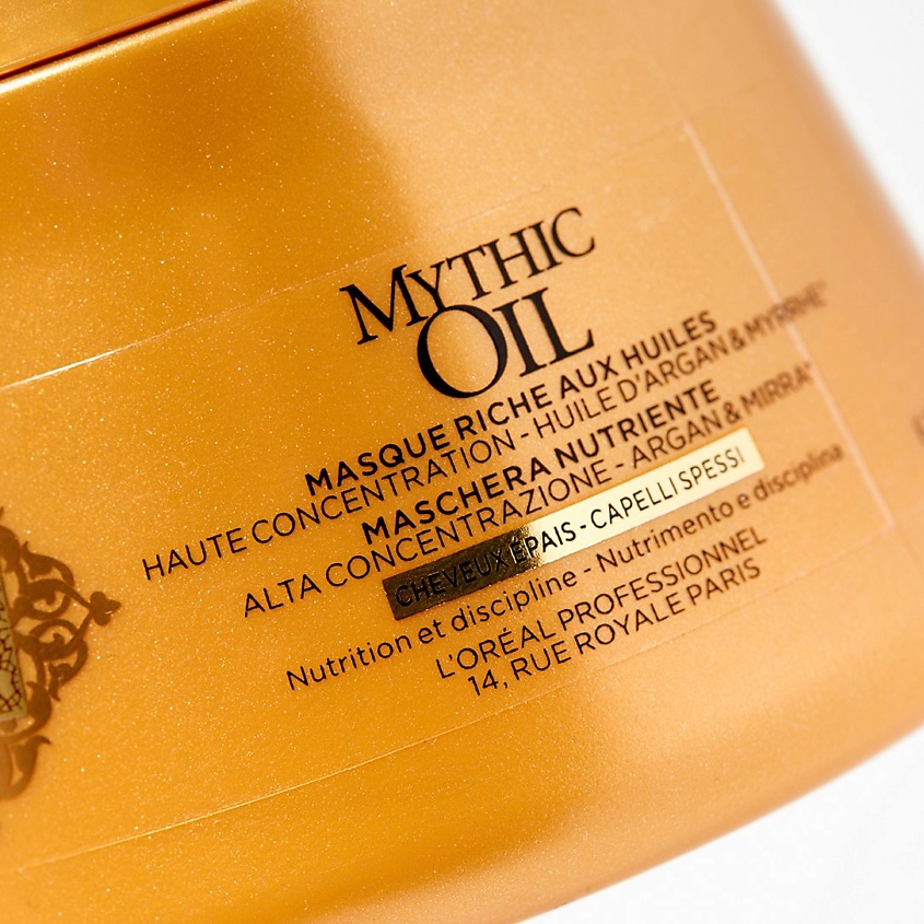 L'OREAL PROFESSIONNEL Питательная маска для плотных волос Mythic Oil – фото 2