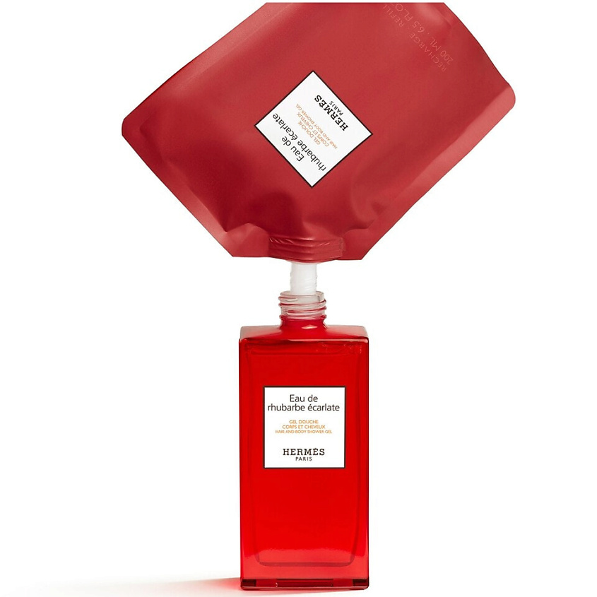 HERMES Парфюмированный гель для душа Eau de Rhubarbe Ecarlate – фото 4