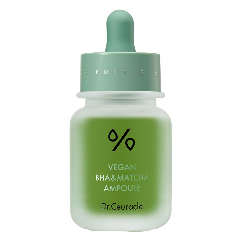 DR. CEURACLE Веганская ампула для лица, Vegan BHA Matcha Ampoule, 30 мл – фото 6