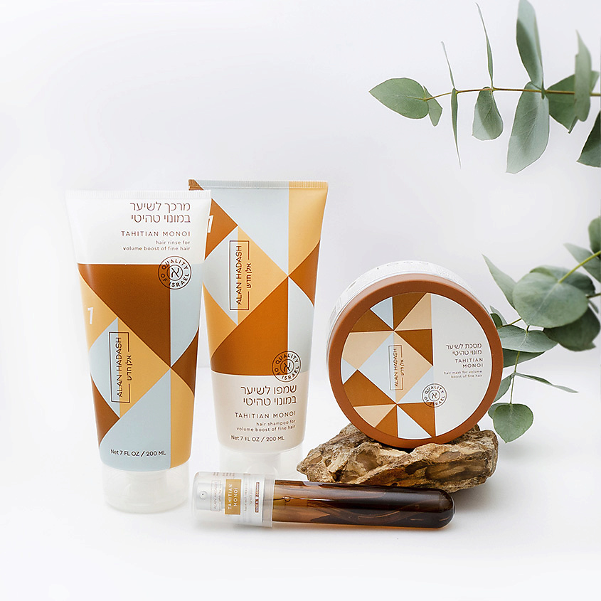 ALAN HADASH Кондиционер для тонких волос, лишенных объема Tahitian Monoi – фото 4