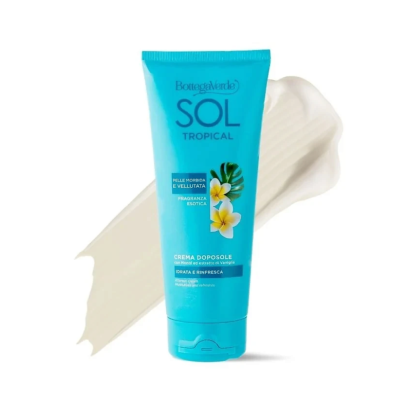 BOTTEGA VERDE Крем после загара с экстрактами монои и ванили SOL Tropical – фото 2