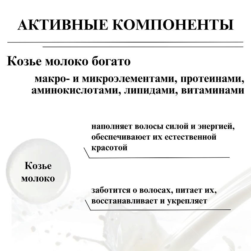 БЕЛИТА Шампунь-крем с натуральным кондиционером Козье Молоко – фото 4