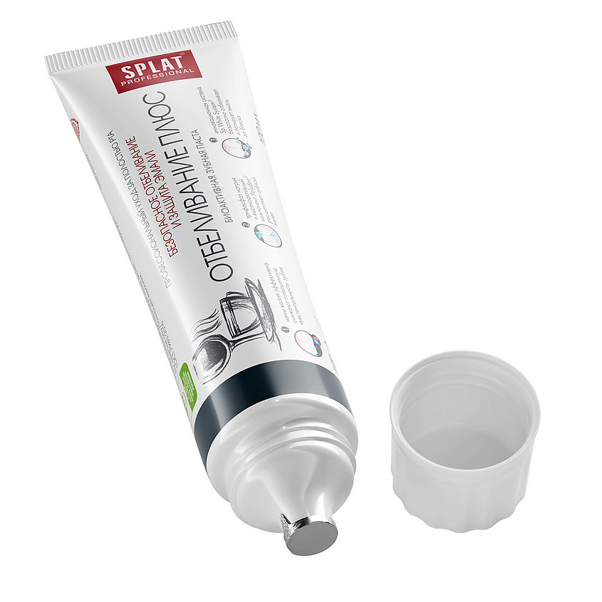 SPLAT Зубная паста "Отбеливание Плюс" Professional White Plus, 100 мл – фото 3