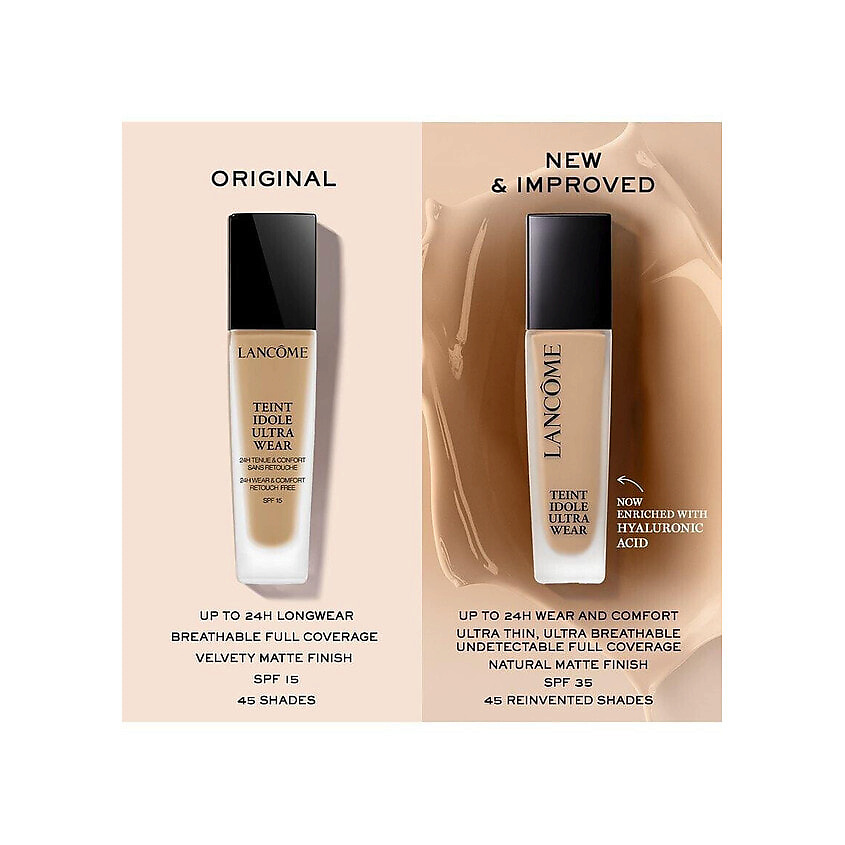 LANCOME Стойкий тональный крем с матовым финишем Teint Idole Ultra Wear SPF35, 110C – фото 3