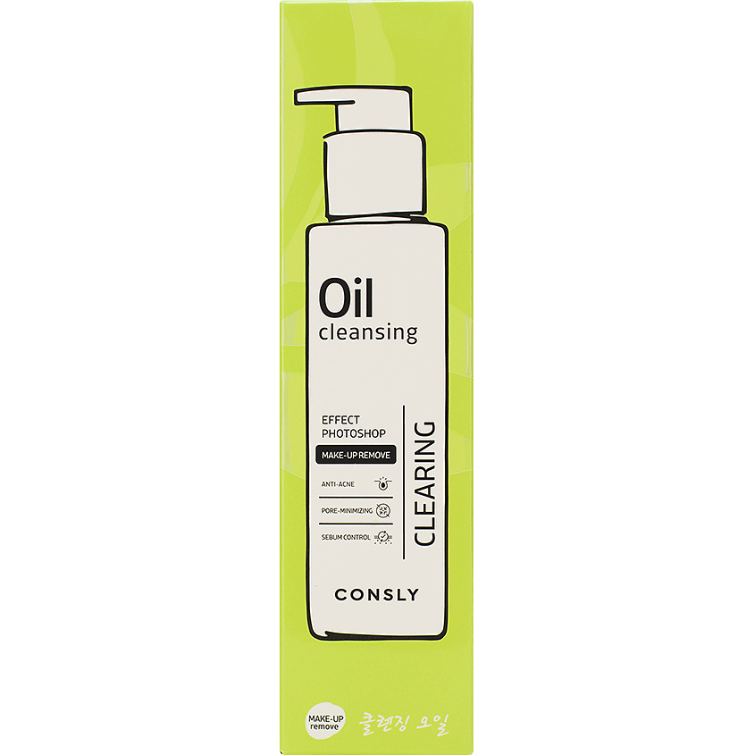 CONSLY Гидрофильное масло для проблемной и жирной кожи Oil Cleansing Make - Up Remove Clearing – фото 2