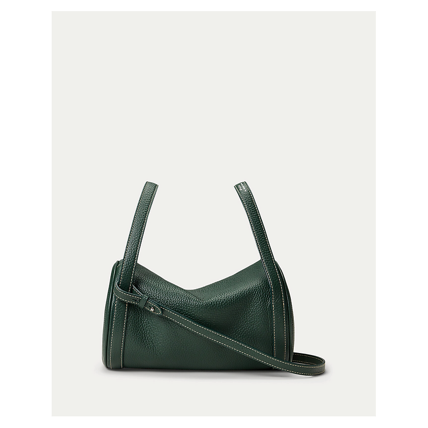 RALPH LAUREN Кожаная сумка Polo Play Leather Barrel Duffel – фото 3