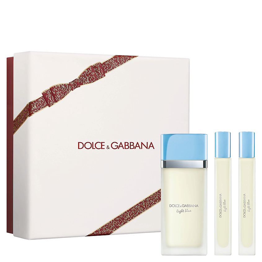 DOLCE&GABBANA Подарочный набор женский Light Blue Mini Trio Gift Set – фото 1