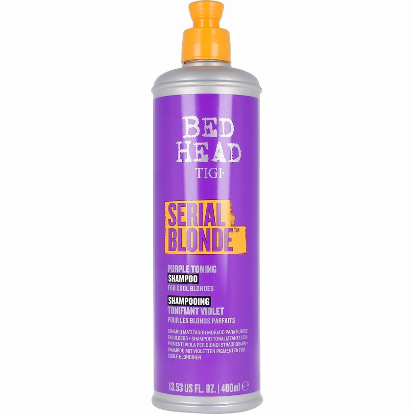 TIGI Тонирующий шампунь для светлых волос BED HEAD serial blonde purple toning – фото 2