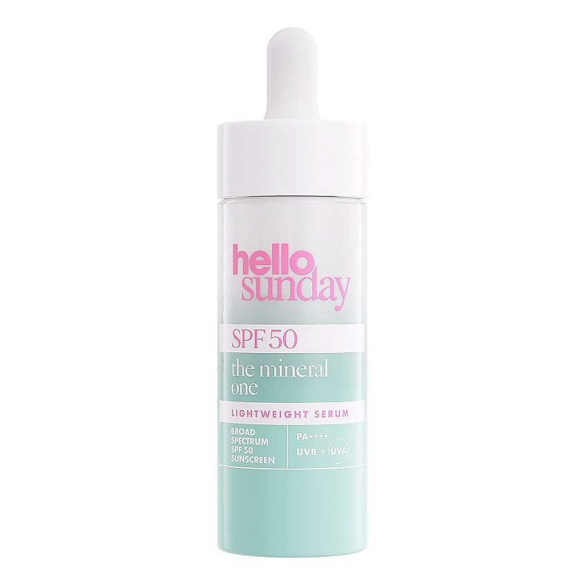 HELLO SUNDAY Сыворотка для лица SPF 50 The Mineral One Lightweight Serum – фото 1