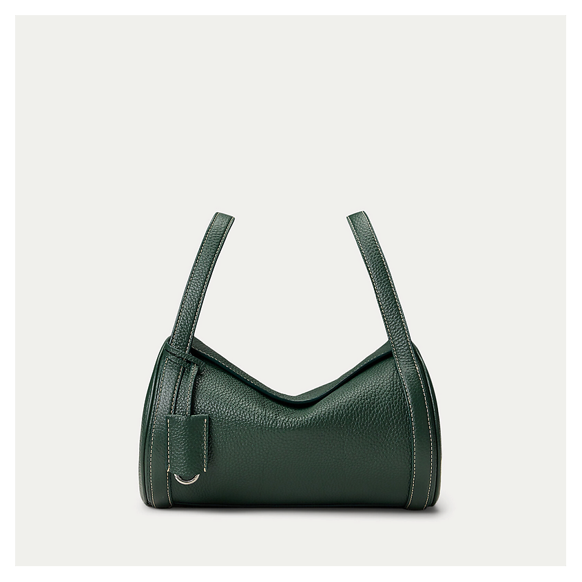 RALPH LAUREN Кожаная сумка Polo Play Leather Barrel Duffel – фото 1