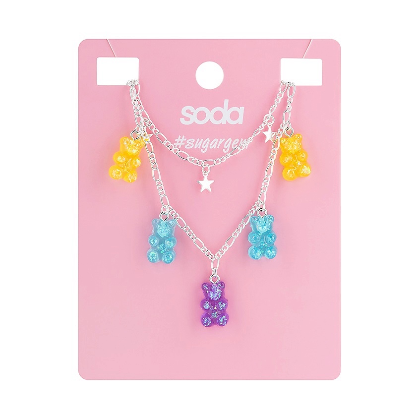 SODA Ожерелье RAINBOW BEARS #sugargem – фото 2
