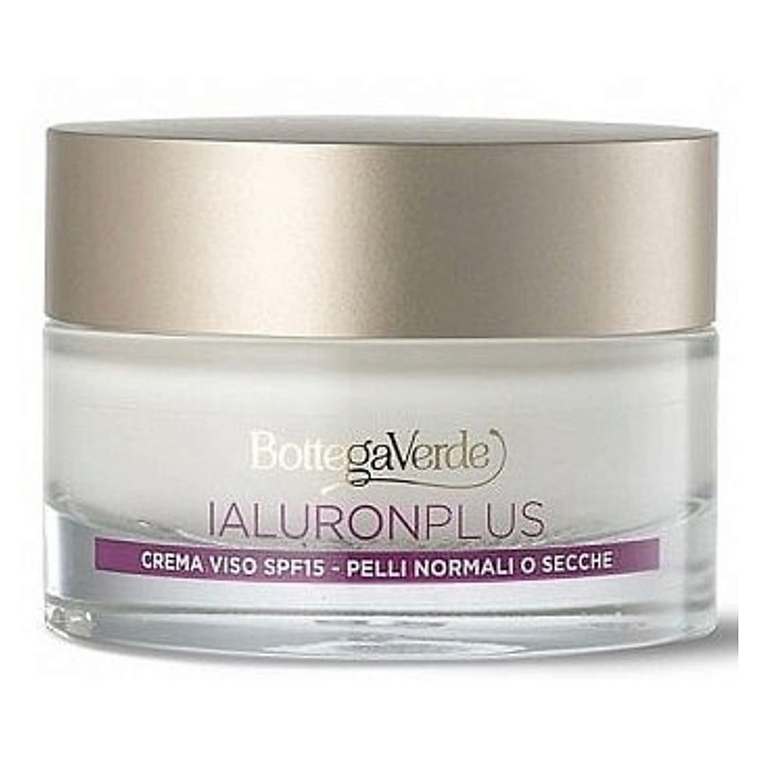BOTTEGA VERDE Крем для лица с гиалуроновой кислотой Ialuron Plus Face Cream SPF15 – фото 1
