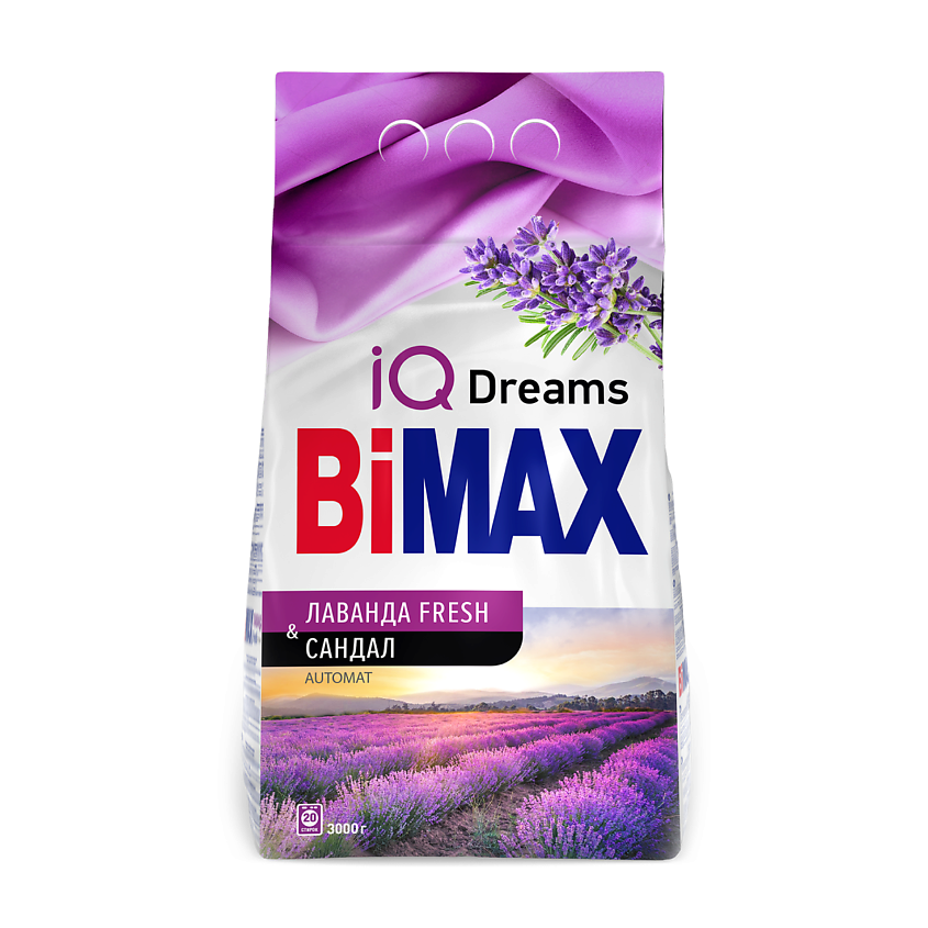 BIMAX Стиральный порошок Лаванда Fresh&Сандал Automat – фото 1