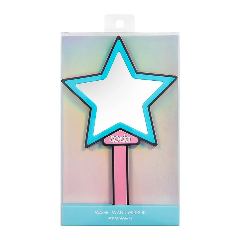 SODA Зеркало косметическое с ручкой MAGIC WAND #starbeauty – фото 1