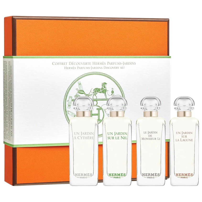未開封　HERMES Parfums Jardins Discovery Set HERMES Набор миниатюр Jardins Discovery Set, 4 x 7.5 мл купить по