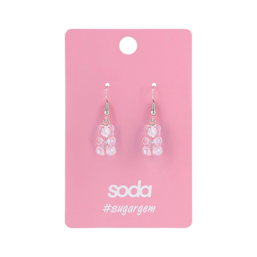 SODA Серьги WHITE BEARS #sugargem – фото 2