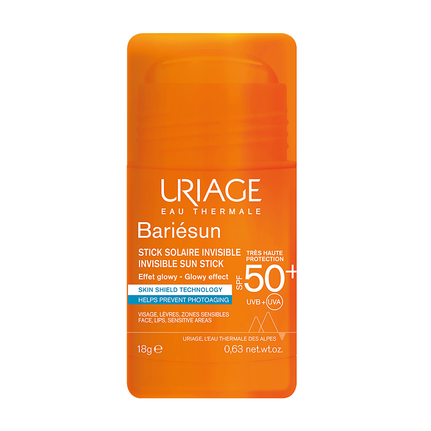 Uriage Барьесан Солнцезащитный невидимый стик SPF50+, 1 шт. – фото 2