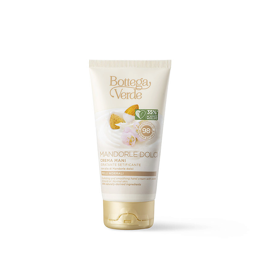BOTTEGA VERDE Увлажняющий и разглаживающий крем для рук Mandorle Dolci – фото 1