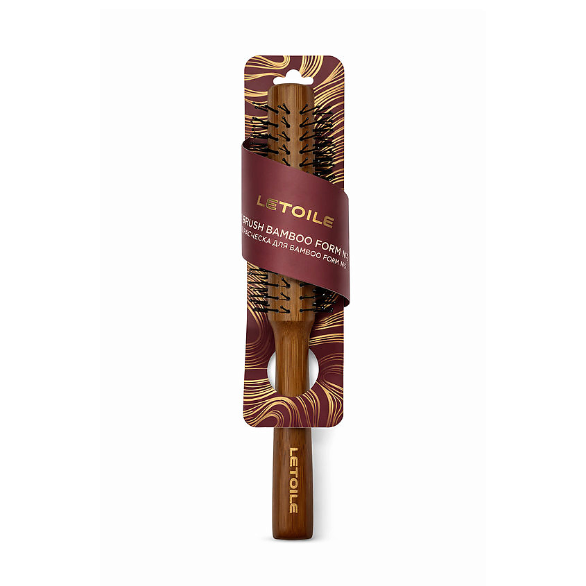 ЛЭТУАЛЬ Щётка для волос Letoile Brush Bamboo Form № 6 – фото 2