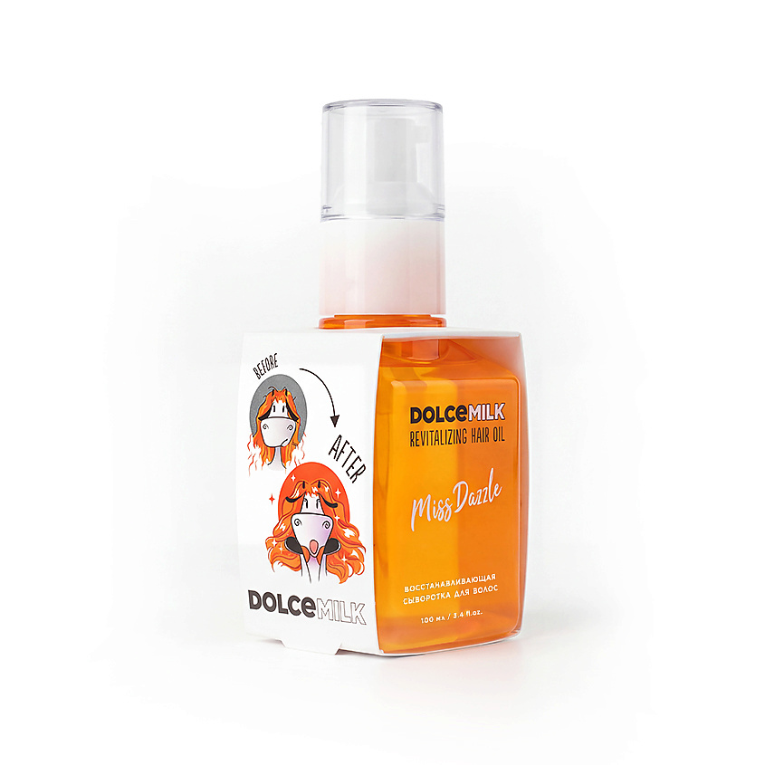 DOLCE MILK Восстанавливающее масло для волос Мисс Ослепительность Miss Dazzle Revitalizing Hair Oil – фото 1