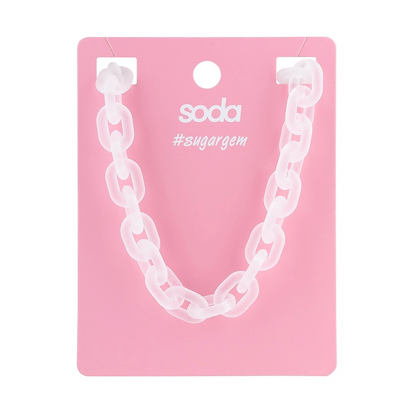 SODA Ожерелье TRANSPARENT CHAIN #sugargem – фото 2