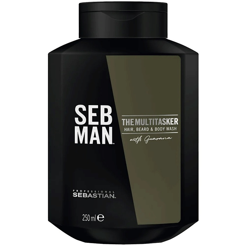 SEBASTIAN PROFESSIONAL Мужской шампунь 3-в-1 Seb Man The Multitasker, 250 мл – фото 2