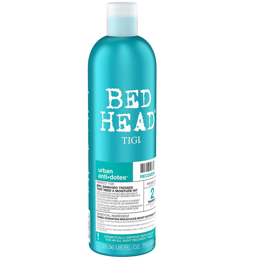 TIGI Восстанавливающий шампунь для волос Bed Head Urban Anti dotes – фото 2